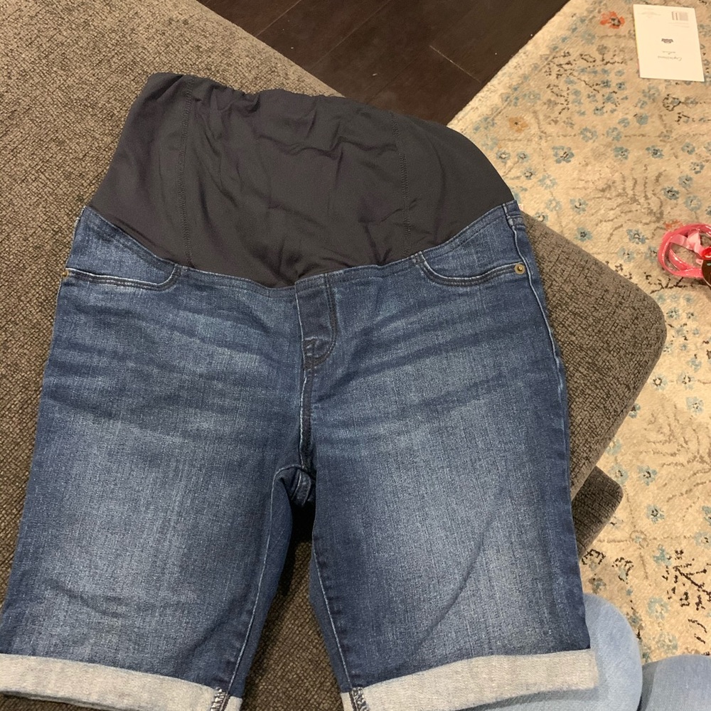 Maternity Jean Shorts